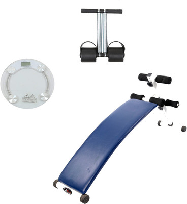 

Lifeline Abdominal Bench A5501 Bonus with Tummy Trimmer and Weighing Machine Home Gym Combo(100 - 120 kg)