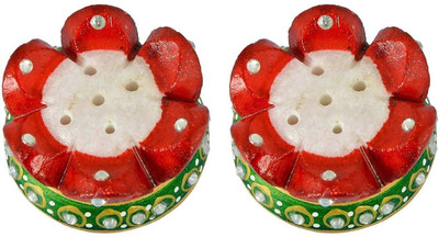 Jaipuri Craft Decorative Marble Agarbatti and Incense Holder Stand Set Marble Incense Holder Set(Multicolor)