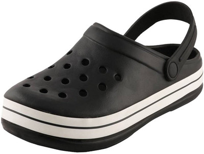 

DEGIRE Boys & Girls Sling Back Clogs(Black