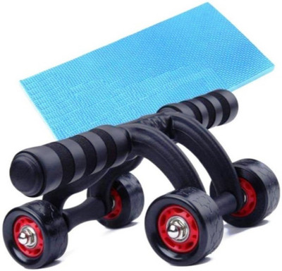 

Arnav Heavy Duty Wheel Roller With Knee Mat And Floor Wedge - Body Exerciser Gym & Fitness Kit