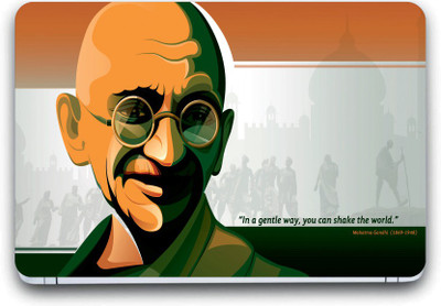 

punix gandhi Exclusive High Quality Laptop Decal, laptop skin sticker 15.6 inch (15 x 10) Inch new Vinyl Laptop Decal 15.6