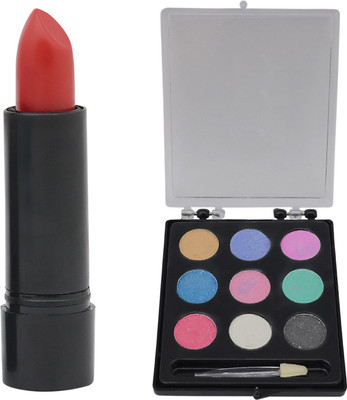 

Belle SET OF 1 PREMIUM EYE SHADOW + 1 LIPSTICK(Pack of 2)