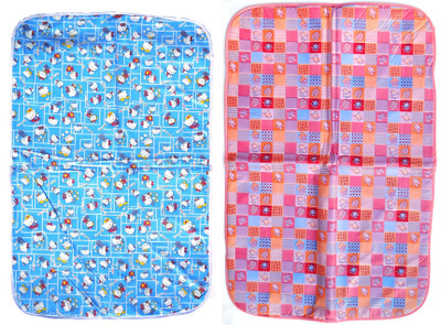 

EasyShop Plastic, Cotton, Rexin Baby Bed Protecting Mat(Multicolor