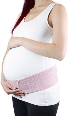 

AARAM Easy To Wear Maternity Belt - Adjustable Support For Prenatal(Pink