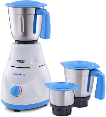 

Usha MG 3753-Smash pro 500 Mixer Grinder(Blue, White, 3 Jars)