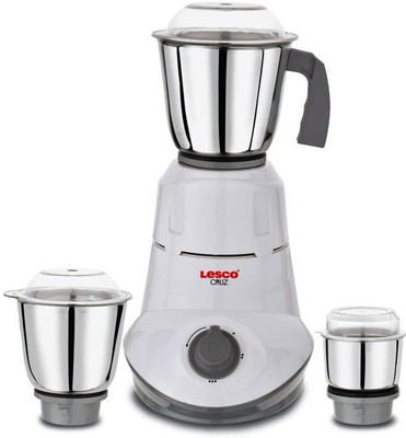 

LESCO CRUZ 650 W Mixer Grinder(COOL GREY, 3 Jars)