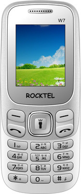 Rocktel W7 2018 Edition with Flash(White & Silver)