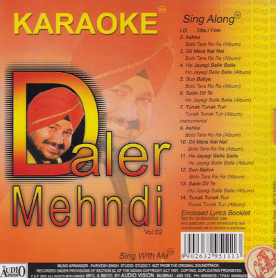

the best of daler mehndi Audio CD Standard Edition(Punjabi - daler mehndi)