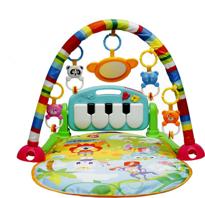 

ToyzIsland Exclusive High Quality PLAY GYM WITH PIANO RATTLE SETS BATTERY OPERATED SOUND AND MUSIC(Multicolor)