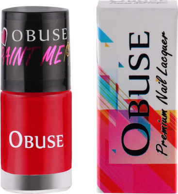 

obuse Premium Long Lasting Non Toxic Nail Lacquer Naughty Red