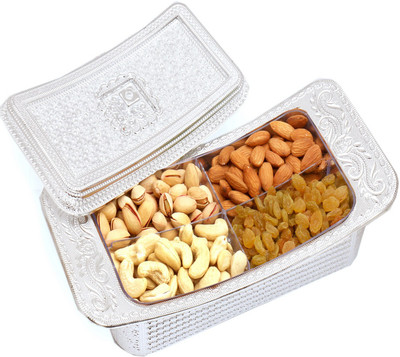 

Ghasitaram Gifts Dryfruits-Cosmos Multipurpose Dryfruit Box(200 g, Vacuum Pack)