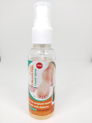 

ORANGE **Instant Callus Removal**ORANGE CALLUS PEEL SPRAY-For Regular Home Use (1 Callus Liquid + Filer) -**Smoothen CALLUSED and ROUGH feet in just 3 minutes**- Imported and Specially formulated for Indian Feet with 99% Natural Ingredients. Suitable for 
