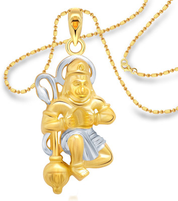 VIGHNAHARTA Jai Hanuman Gold-plated Alloy Pendant
