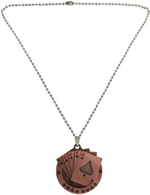 Rich & Famous Playing Card Pendant Metal Pendant