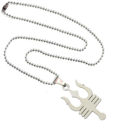 Shiv Jagdamba Shiv Trishul SPn011099 Stainless Steel Pendant