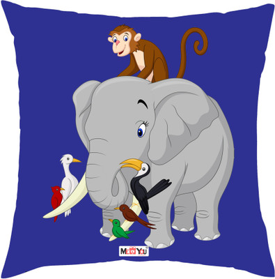 ME&YOU Microfibre Toons & Characters Cushion Pack of 1(Multicolor)