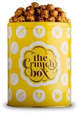 

THE CRUNCH BOX Creamy Cappuccino Bites Popcorn Large Tin Pack of 2, 520 gm Popcorn(520 g, Pack of 2)