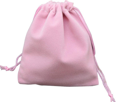 

SYGA Velvet Cloth Jewellery Pouches/Drawstring Bags for Jewellery Gift (100, Light Pink) Pouch(Pink)