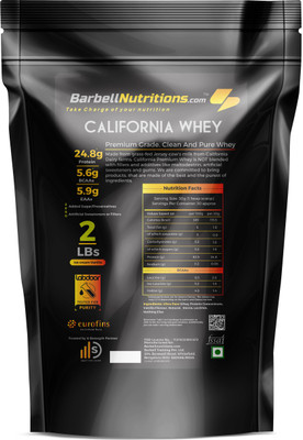 

Barbell Nutritions.com California Whey Premium Whey Protein(907 g, Ice Cream Vanilla)