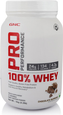 

GNC GNC PP 100% Whey Protein Powder Chocolate Supreme 1 kg EAA (Essential Amino Acids)(1000 g, Chocolate)