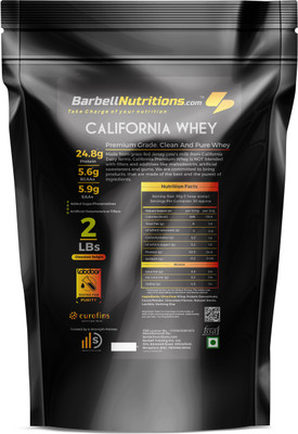 

Barbell Nutritions.com California Whey Premium Whey Protein(907 g, Chocolate Delight)
