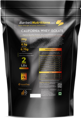 

Barbell Nutritions.com California Whey Isolate Whey Protein(907 g, Chocolate Vanilla Sandwich)