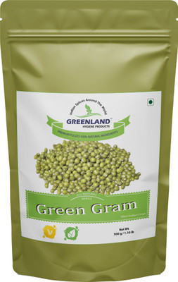 

GREENLAND HYGIENE PRODUCTS Polished Green Moong Dal (Whole)(500 g)