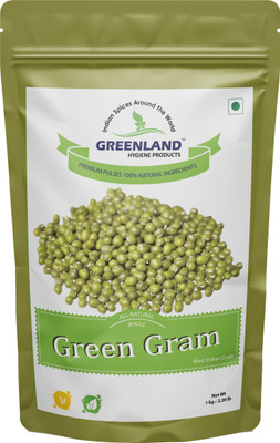

GREENLAND HYGIENE PRODUCTS Polished Green Moong Dal (Whole)(1 kg)