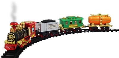 

Madink Choo Choo Train Track Set With Smoke Emission(Multicolor)