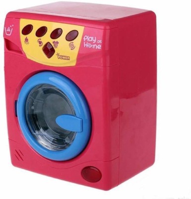 

ExaltedCollection Home Washing Machine with Realistic Simulation of Sound and Light Effect Pretend Play Toys For Kids