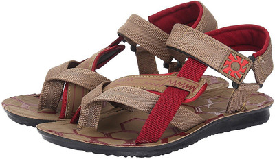 

Shoefly Men Brown Sports Sandals
