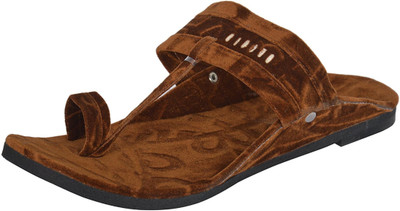 

100present Men Brown Flats
