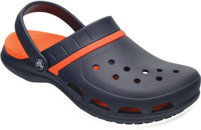 

Crocs Men Navy/Tangerine Clogs