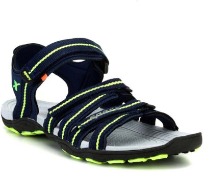 

Sparx Men Navy Blue Green Sports Sandals