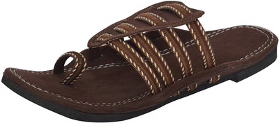 

100present Men Brown Flats