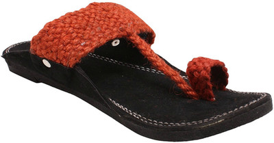 

SHUDHI Men Maroon Flats