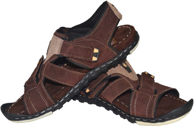 Strive Men Brown Sports Sandals