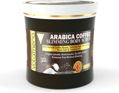 

Volamena 100% Natural Arabica Coffee SLIMMING BODY Scrub 250 ml/ 8.5 Fl Oz for Men/Women (NO Mineral Oils, NO Parabens) Scrub(250 ml)
