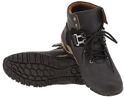 

Vasudev Enterprise VASU BLACK BOOT/CASUAL SHOES Sneakers For Men(Black