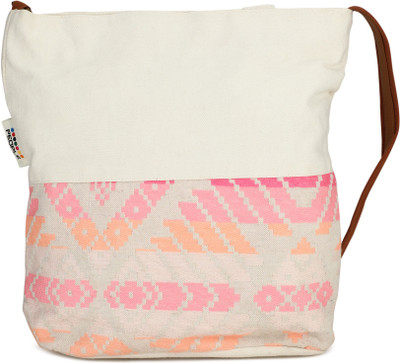 

People Women Casual Multicolor Cotton Sling Bag