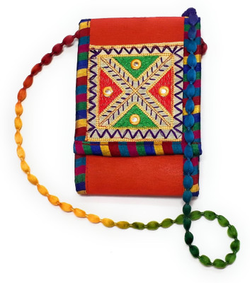 

Unique Fashion Women Evening/Party, Casual Multicolor Cotton Sling Bag