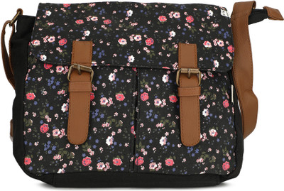 

People Women Casual Multicolor Canvas Sling Bag