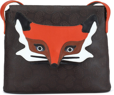 

Holii Women Casual Brown Genuine Leather Shoulder Bag