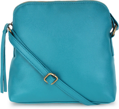 

Purseus Women Formal Blue, Blue PU Sling Bag