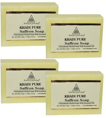 

Khadi Pure Saffron Soap (500 g, Pack of 4)(500 g, Pack of 4)