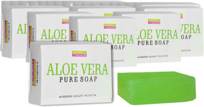 

Herbal Trends Fresh Aloe Vera Pure Soap - From Cultivator & Manufacturer of Aloe Vera(2000 g, Pack of 20)