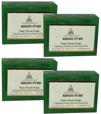 

Khadi Pure Herbal Pure Neem Soap (500 g, Pack of 4)(500 g, Pack of 4)