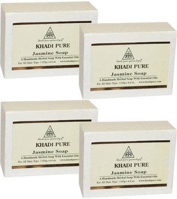 

Khadi Pure Herbal Jasmine Soap (500 g, Pack of 4)(500 g, Pack of 4)