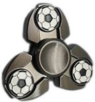 

Premsons High Quality Metal Fidget Spinners Triangular Head Ultra Speed Spinner Toy Football Grey(Grey)