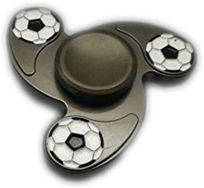 

Premsons Metal Hot Look Fidget Spinner For Football Lovers FAST Spin guarantee 2 Minute Spin Time(Grey)